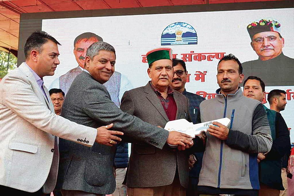 Himachal Speaker Kuldeep Singh Pathania disburses Rs 2 cr relief to disaster-hit families in Chamba