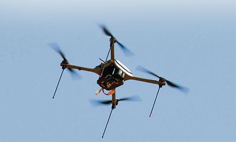Drone seized near border