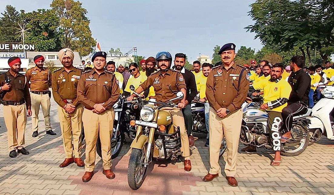 Nawanshahr: Bike rally spreads awareness on ill-effects of drug abuse