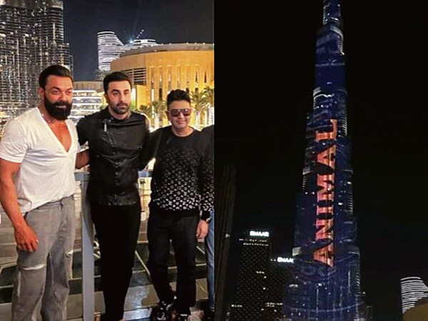 Ranbir Kapoor, Bobby Deol's Animal teaser lights up Dubai's Burj Khalifa