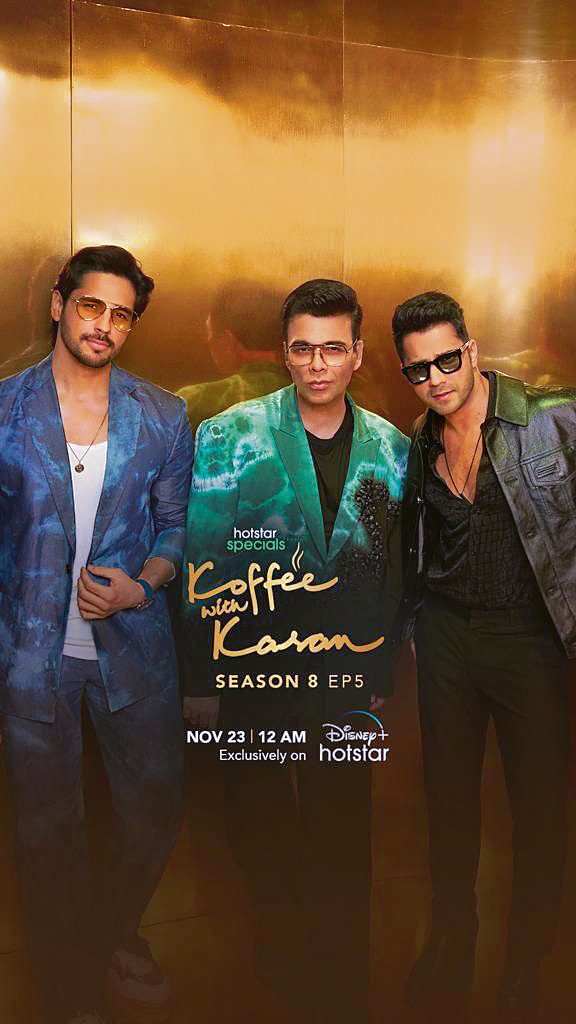 Varun Dhawan, Sidharth Malhotra set to reunite on Koffee With Karan couch