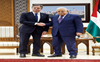 At meeting with Blinken, Abbas presses for immediate ceasefire