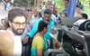 Allu Arjun stands in queue to cast vote in Telangana Assembly elections