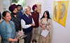 Artist Kusum Lata’s 3-day solo exhibition opens at art gallery