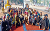 Retired sugar mill staff continue protest over dues in Fazilka