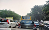 Traffic congestion near schools in Faridabad