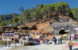 Uttarkashi tunnel collapse: First visual contact with workers on Day 10; horizontal drilling resumes