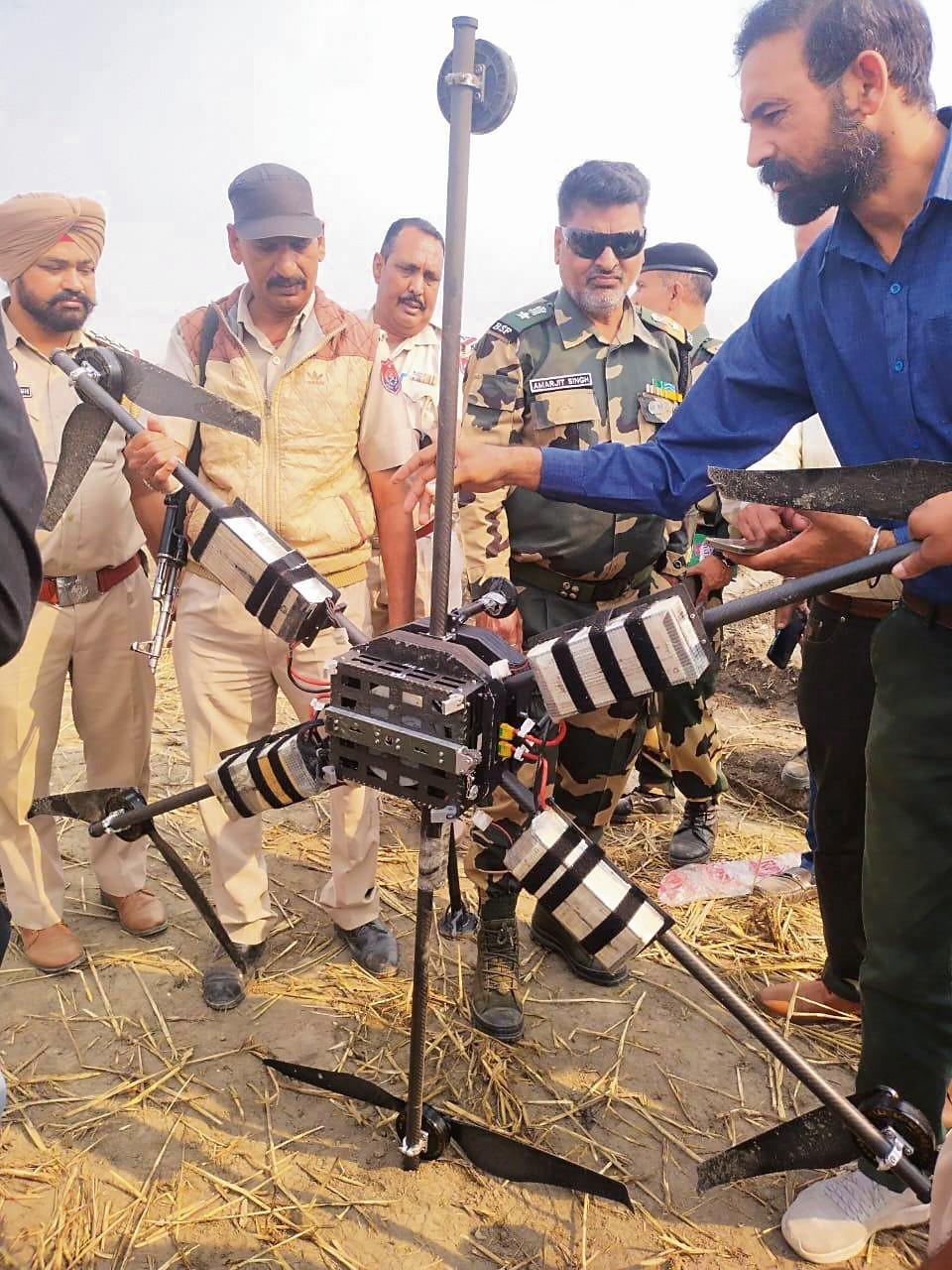 Over 100 drones shot down along border, 500 kg heroin seized this year