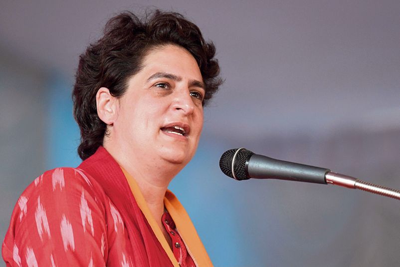 Opposition plays up Priyanka Gandhi’s absence from Congress rally