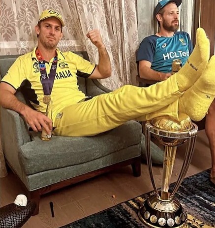 Mitchell Marsh breaks his silence over 'controversial' act of resting feet on World Cup trophy