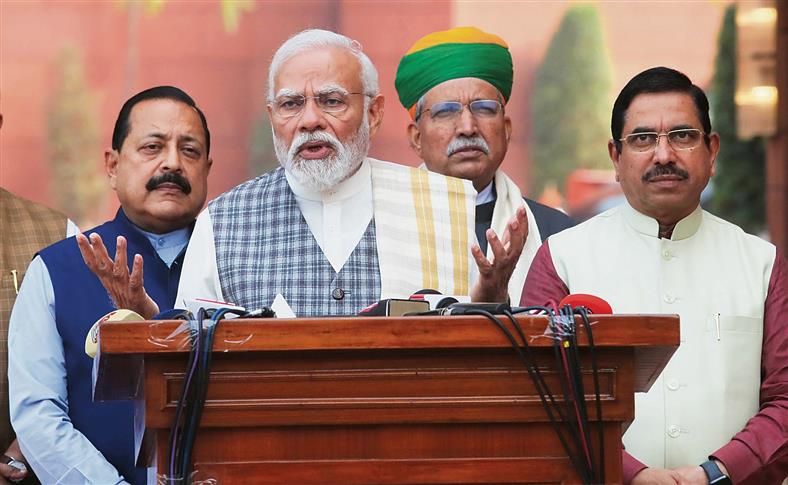Don't vent poll angst in Parliament: Narendra Modi to Opposition