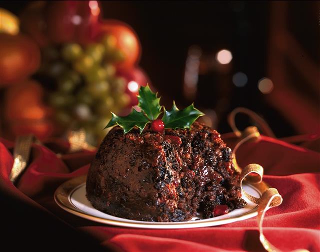 Plum pudding of a juicy kind