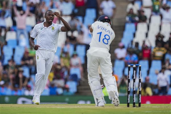 Centurion Test: South Africa pacer Kagiso Rabada's fifer limits India to 208 for 8 as rain forces early stumps on Day 1