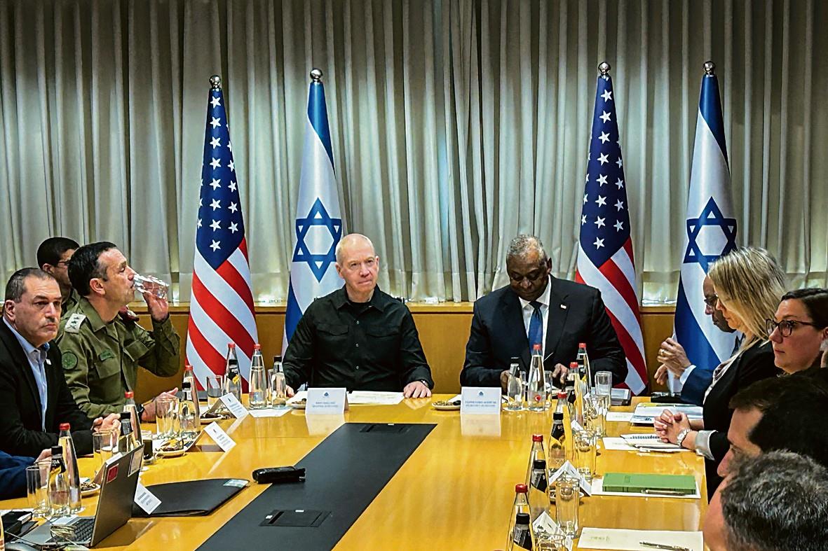 Lloyd Austin in Israel to ease intensity of Gaza offensive