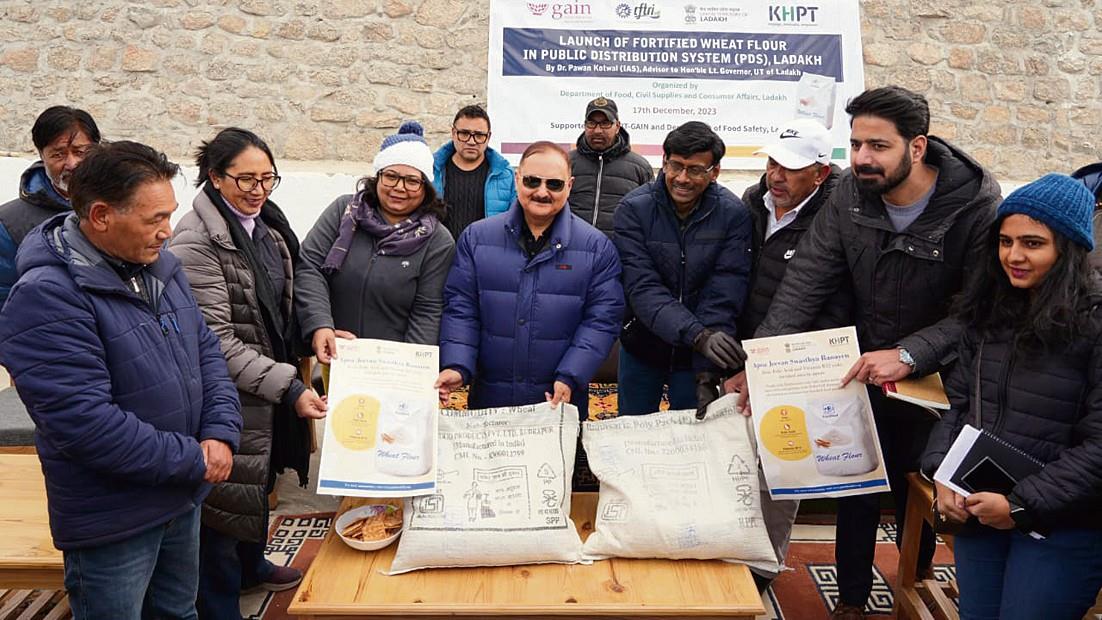 Ladakh residents to get fortified wheat flour