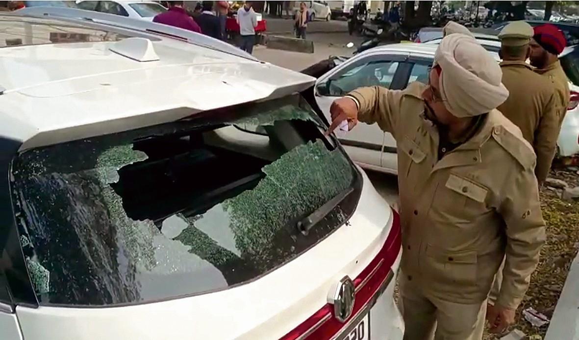 Shots fired at car of Jalandhar travel agent, Rs 5 cr demanded