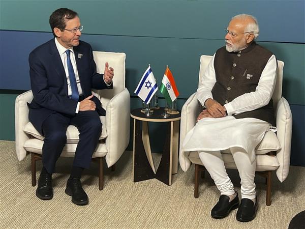 PM Modi meets Israel President, vows India's support to 2-state solution