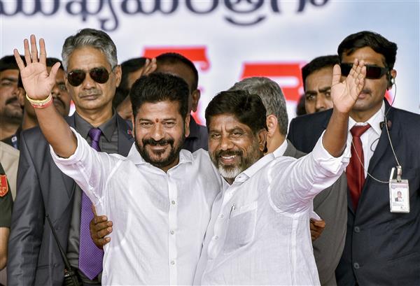 Revanth Reddy takes oath as Telangana CM; 11 ministers also sworn in