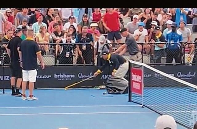 Brisbane International: Dominic Thiem avoids snake and defeat
