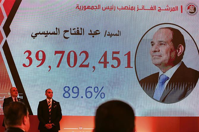 Egypt’s Abdel Fattah El-Sisi sweeps to third term as President with 89% vote