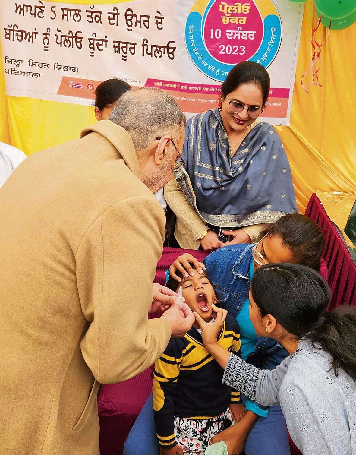 Pulse Polio Campaign in Punjab: 14.75 lakh children to be vaccinated during 3-day campaign in 12 districts