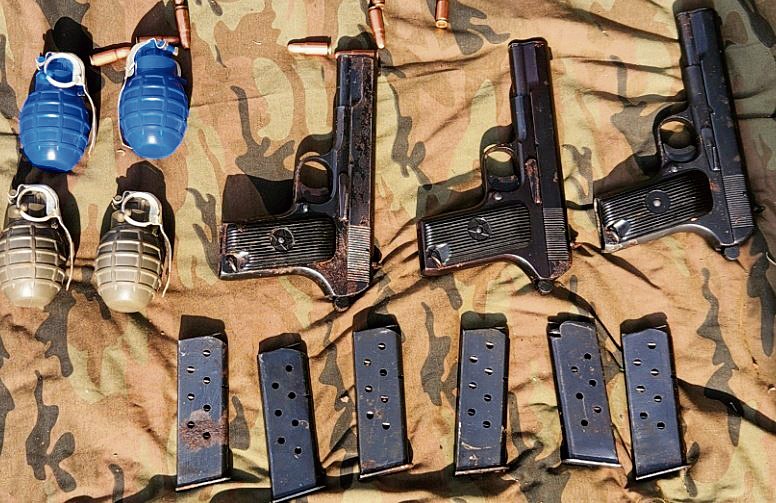 Grenades, arms seized in Poonch