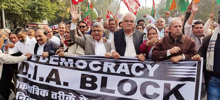 Suspension of 146 MPs: Congress, CPM accuse BJP govt of murdering democracy