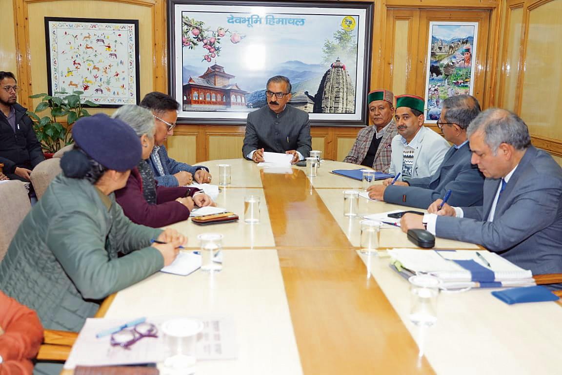 Himachal CM Sukhvinder Sukhu meets officials ahead of December 11 event at Dharamsala