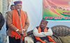 Ex- CM Dhumal pays tributes to Ambedkar