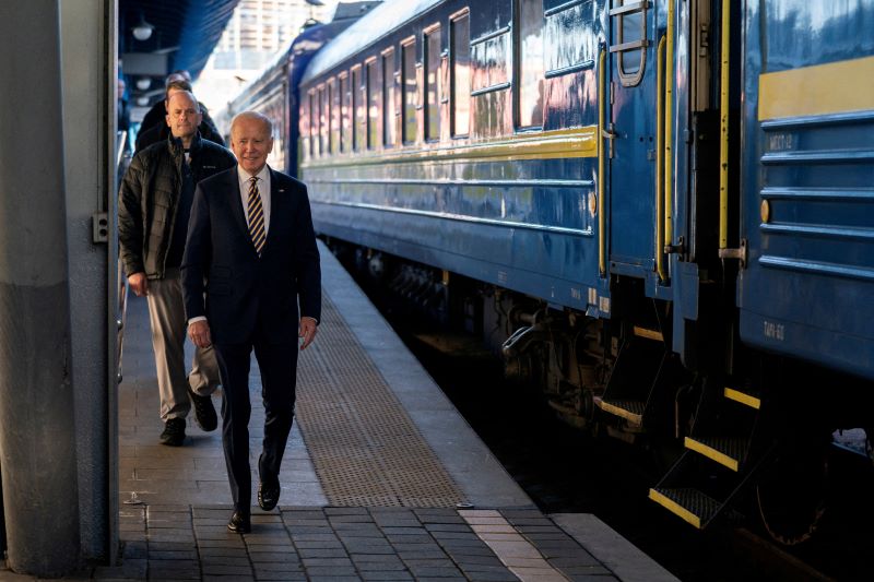 Details of Joe Biden's secret trip to war-hit Kyiv emerge: 10-hour train journey, phones banned, only 2 journalists allowed