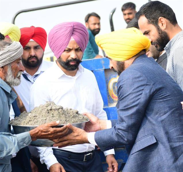 Punjab CM Bhagwant Mann opens 17 new public sand mines