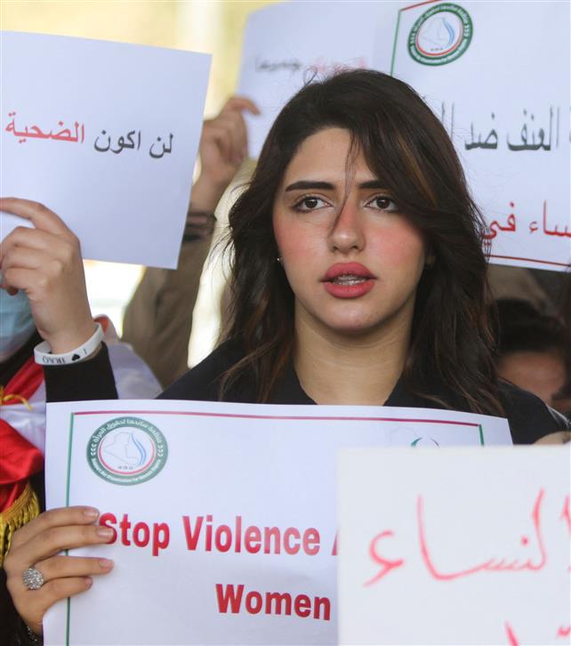 ‘Honour killing’: Iraqis protest gender violence after YouTube star Tiba Ali strangled to death by her father