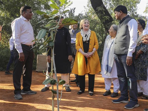 Hillary Clinton in Ahmedabad