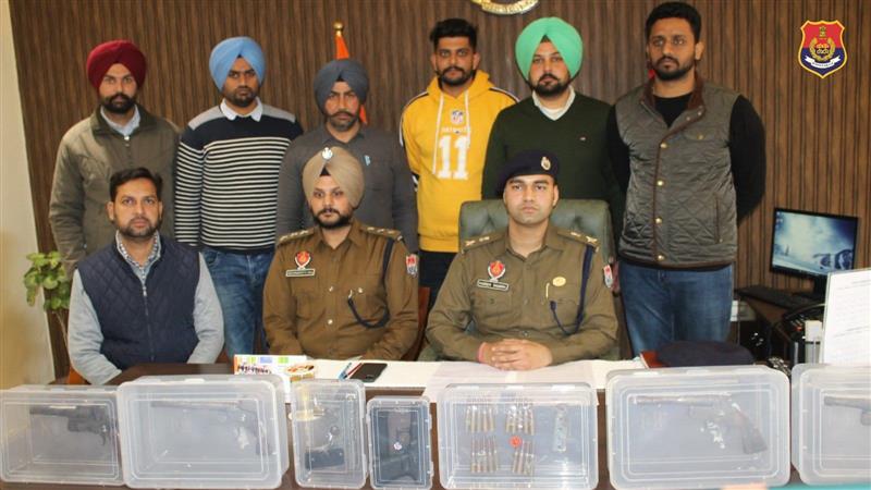 AAP worker among three held with 6 pistols, cartridges