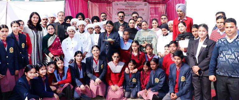 Students from Patiala School for Deaf try hand at cooking millets