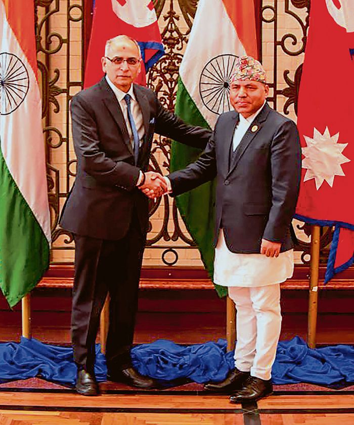 Kwatra meets top Nepal leadership