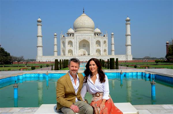 Danish royals visit Taj Mahal, Agra Fort