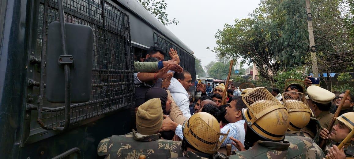 Bhiwani: Cops foil protesting sarpanches' bid to reach minister's meeting venue