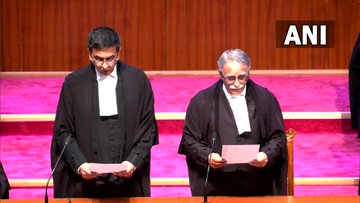 5 more Supreme Court judges take oath; top court's strength goes up to 32