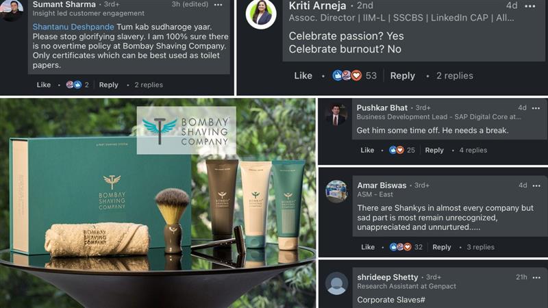 Bombay Shaving Ceo Who Earlier Asked Freshers To Work 18 Hours A Day Posts Picture Of His 