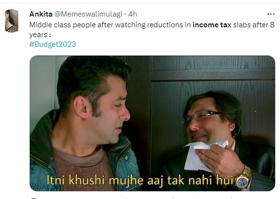 Budget 2023: Twitterati hails with rib tickling memes increase in income tax rebate limit, smokers become a butt of jokes