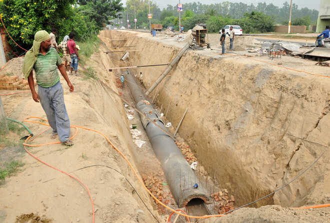 NHAI to connect sewerage with main sewage pipe