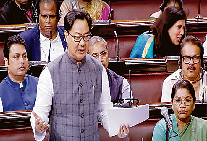 Rijiju: Have told Collegium to rethink on judges' appointment