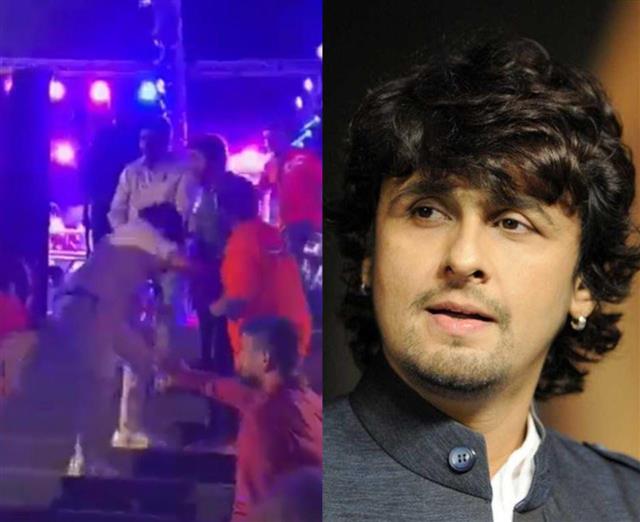 Scuffle between Sonu Nigam's security and Sena MLA's son over selfie; music maestro Ustaad Ghulam Mustafa's son pushed from stage