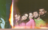Here are pics of Ibrahim Ali Khan, Nysa Devgn, Palak Tiwari and Mahikaa Rampal partying together