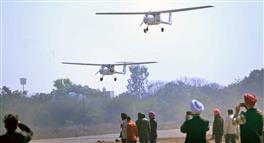 Aeromodelling show a hit among visitors at Patiala Heritage Festival