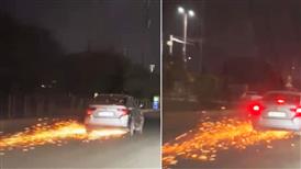 WATCH: Car drags bike for over 3 km in Gurugram, driver held after video goes viral