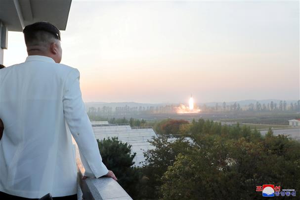 North Korea launches missile into sea amid US-South Korea drills