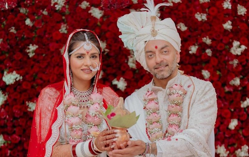 Actress Dalljiet Kaur posts pictures of her wedding festivities