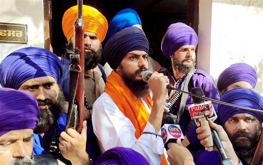 Amritpal Singh's uncle flown to Dibrugarh jail in Assam as search for 'Waris Punjab De' chief enters day 4